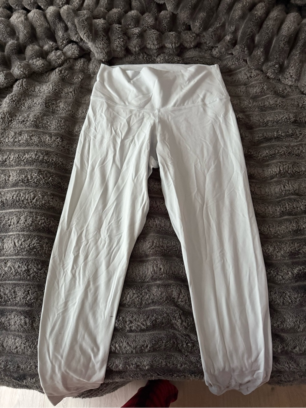 Aritzia White High-Waist Leggings
